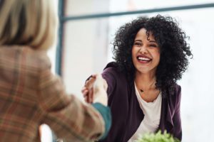 Women Shaking Hands