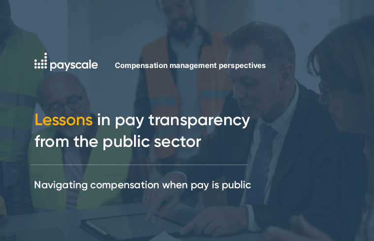 Lessons in Pay Transparency from Public Sector